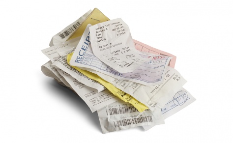 Keep Your Reciepts After You Checkout